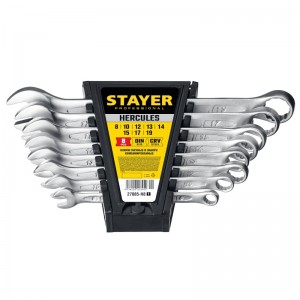 Набор ключей комбинированных 8-19мм (8шт.) Staer Hergules 27085-H8