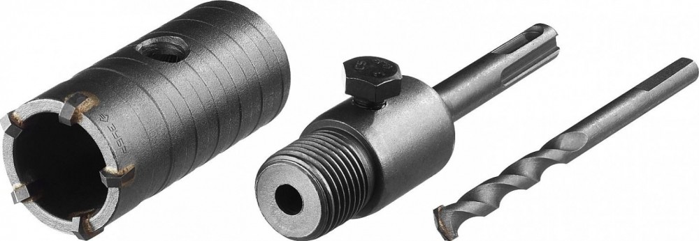 Коронка по бетону 68мм SDS-Plus с державкой ЗУБР 29211-68