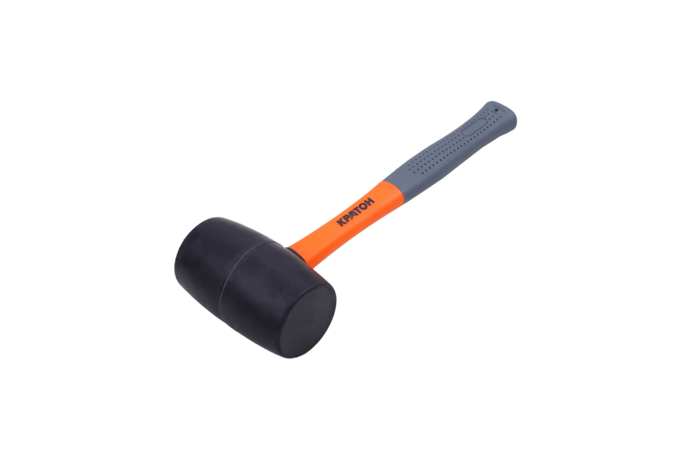 Киянка фиберглассовая обрезиненная рукоятка Кратон 0,68 кг черная 2 15 03 005