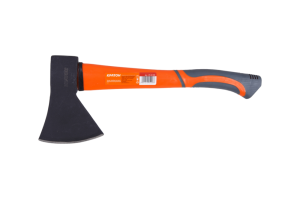 Топор c фиберглассовой обрезиненной рукояткой Кратон 1,0 кг 2 15 04 006