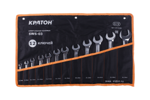 Набор ключей рожковых Кратон SWS-03 12 пр. 2 27 01 003