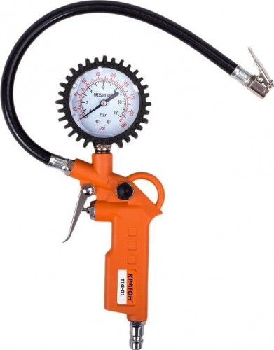 Пистолет для подкачки шин с манометром Кратон TIG-01 3 01 02 034