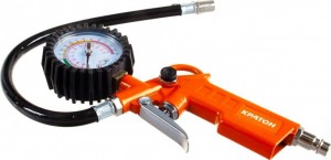 Пистолет для подкачки шин с манометром Кратон TIG-01 3 01 02 034
