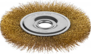 Щетка MIRAX дисковая д/Дрели витая стальн пров.0,3мм,150мм 35141-150