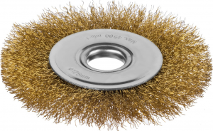 Щетка MIRAX дисковая д/Дрели витая стальн пров.0,3мм,125мм 35141-125