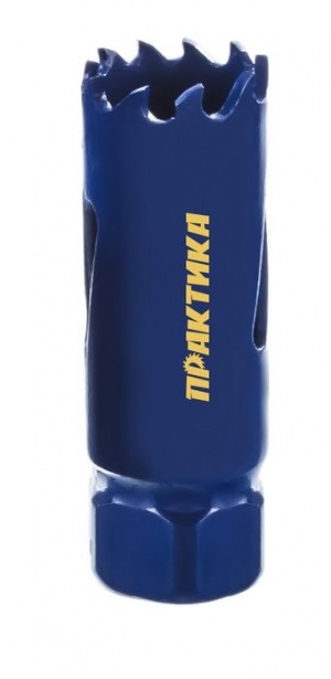 Коронка биметаллическая 3/4" 19мм Практика