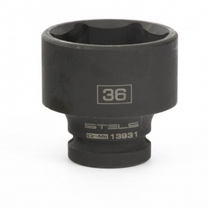 Головка торцевая ударная 36мм 1/2" 6-гран CrMo STELS 13931