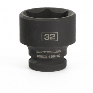 Головка ударная 32мм 1/2" 6-гр. CrMo Stels 13930