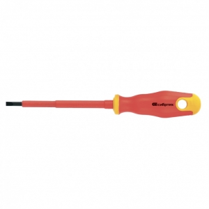 Отвертка диэлектр SL4*100mm двухк рук СИБРТЕХ 12932