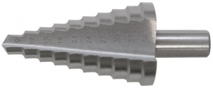 Сверло по мет 9-36мм ступенчатое 9 ступеней HSS FIT 36404