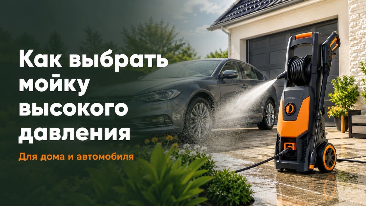 Как выбрать мойку высокого давления для дома и автомобиля