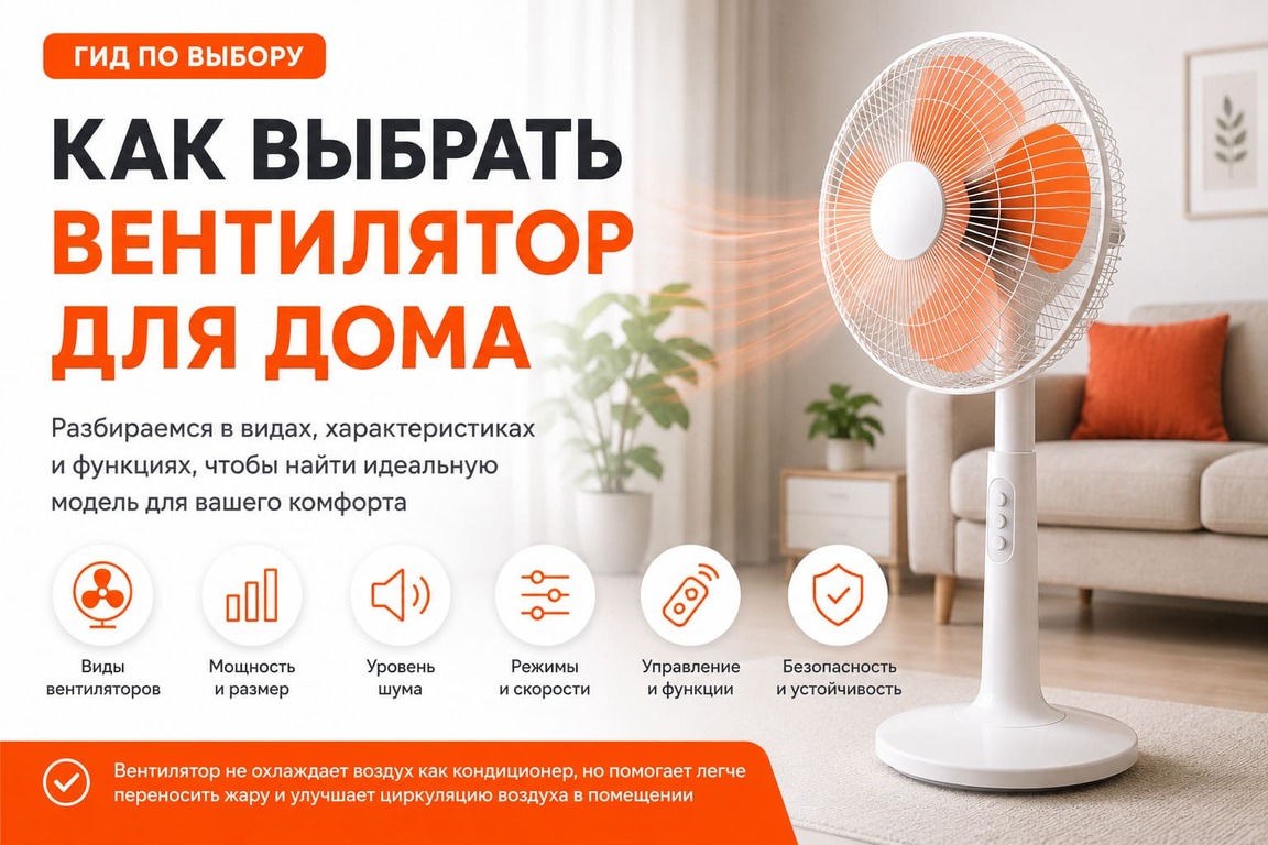 Как выбрать вентилятор