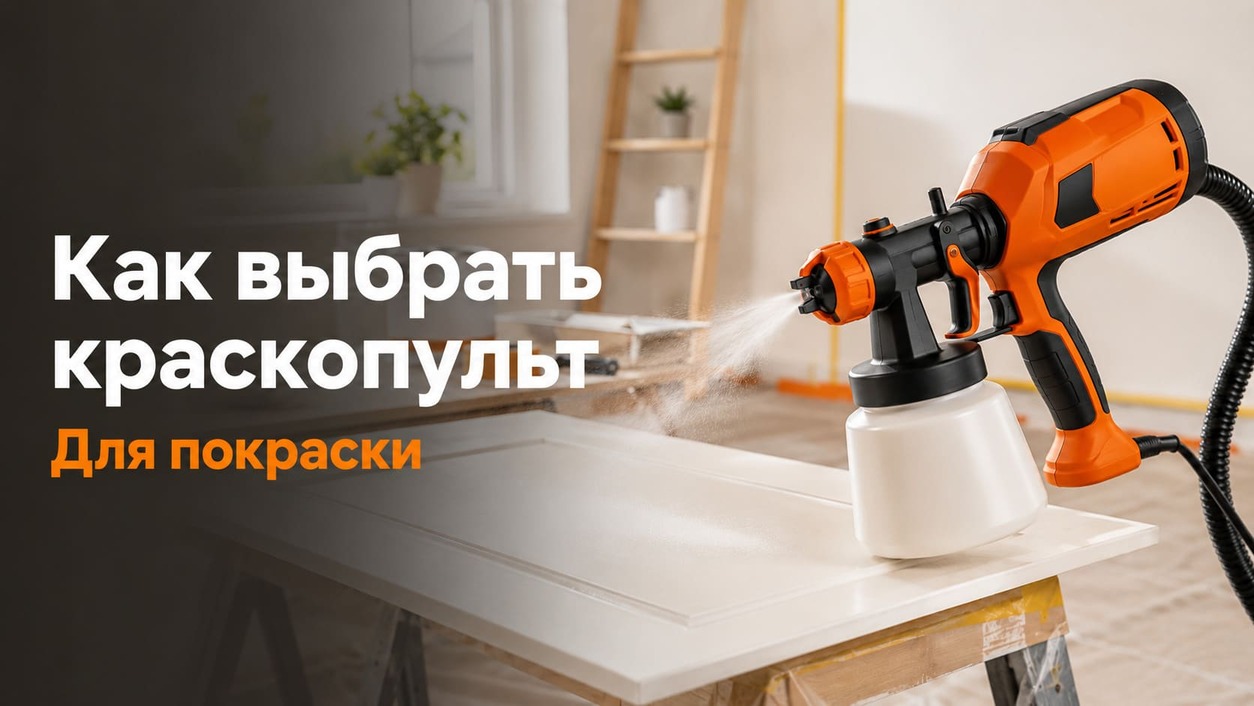 Как выбрать краскопульт для покраски